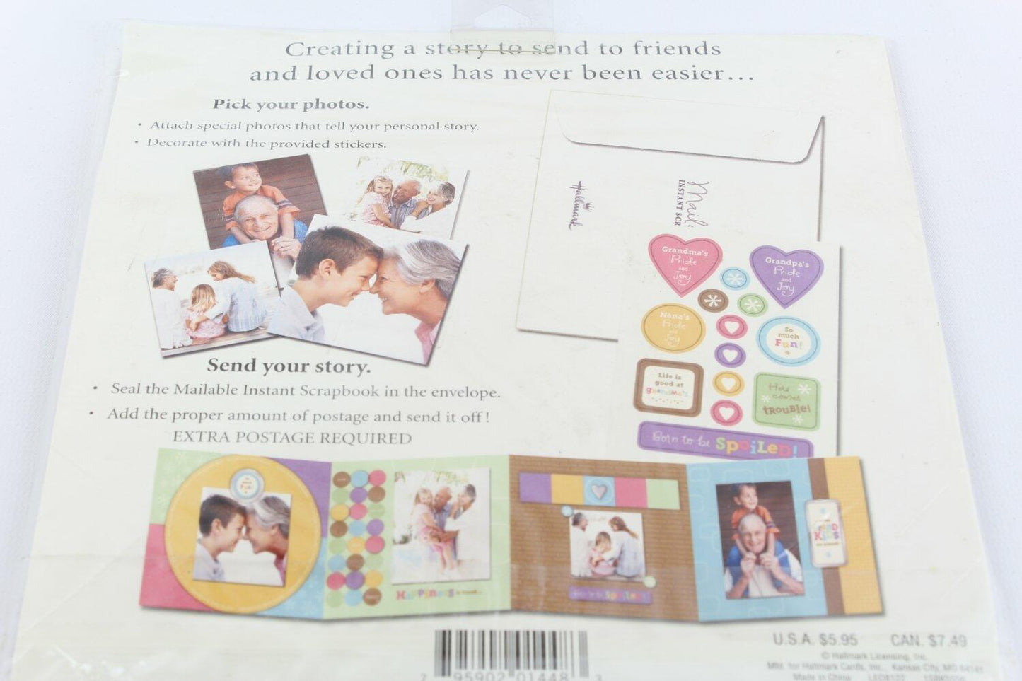 HALLMARK Mail-able Instant Scrapbook - Grandkids
