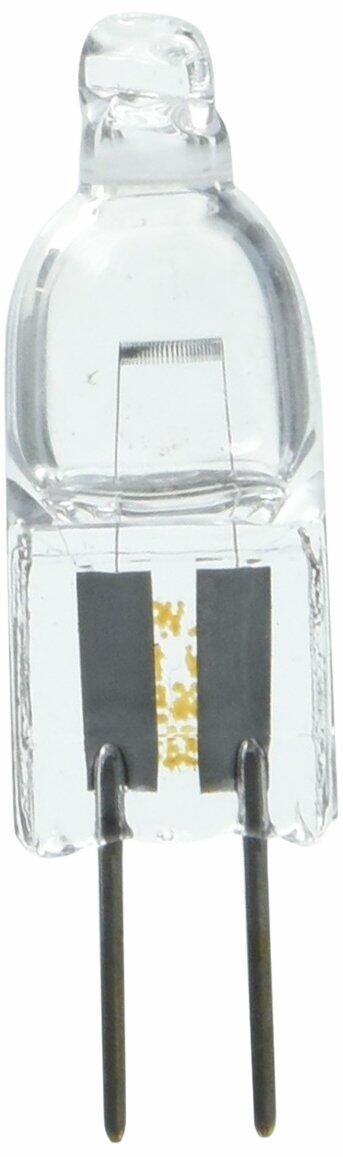 Sylvania 58650 10-Watt 12-Volt Tungsten Halogen Quartz Lamp with Clear Finish and G4 Bi-Pin Base, 1 Pack # 10T3QCLRP