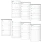 TUL� Discbound Organizational Inserts, Junior Size, White, Pack Of 100 Inserts