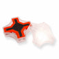 Coordimate Self Inking XY Graph Stamp Clear and Red, Inch Measurements (with Black Ink)