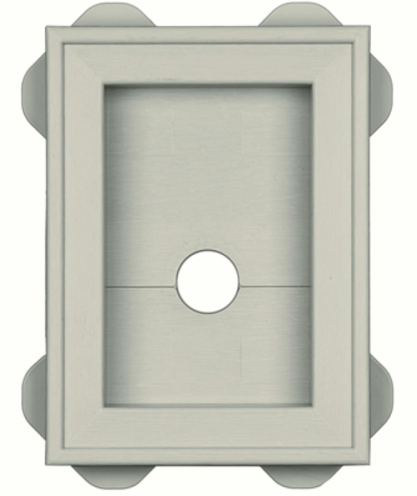 Builders Edge #532053-17 Grey Wrap Around Block
