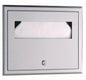 Bobrick 3013 TrimLineSeries 304 Stainless Steel Recessed Seat Cover Dispenser, Satin Finish, 15-58" Width x 11-1/4" Height