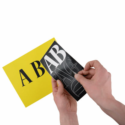 Westcott LetterCraft Permanent Vinyl Lettering Nueva 3-Inch, Black (15856)