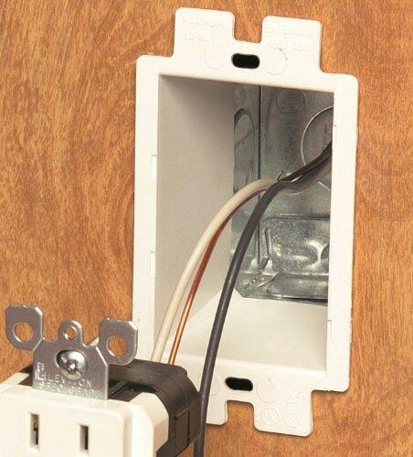 Arlington BE1-5 Electrical Outlet Box Extender, 1-Gang, White, 5-Pack