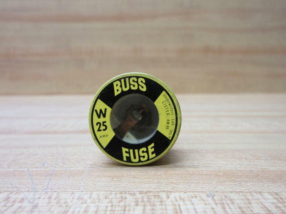 Bussmann W-25 Plug Fuse W25 Buss (Pack of 4)