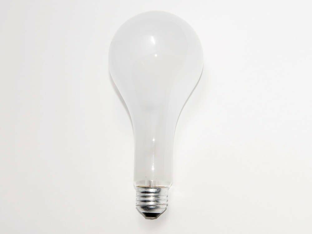 Philips 300W 120V to 130V PS25 Frosted Bulb, E26 Base