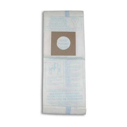 Hoover Type Y Allergen Bags, for WindTunnel Vacuum Cleaners, 3-Pack, 4010100Y, White