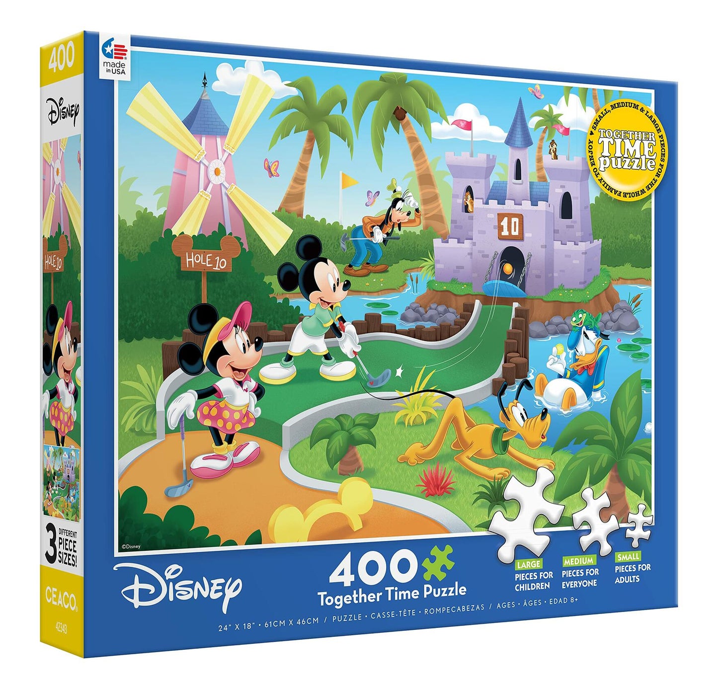 Ceaco - Disney - Together Time Collection - Golf - 400 Piece Jigsaw Puzzle