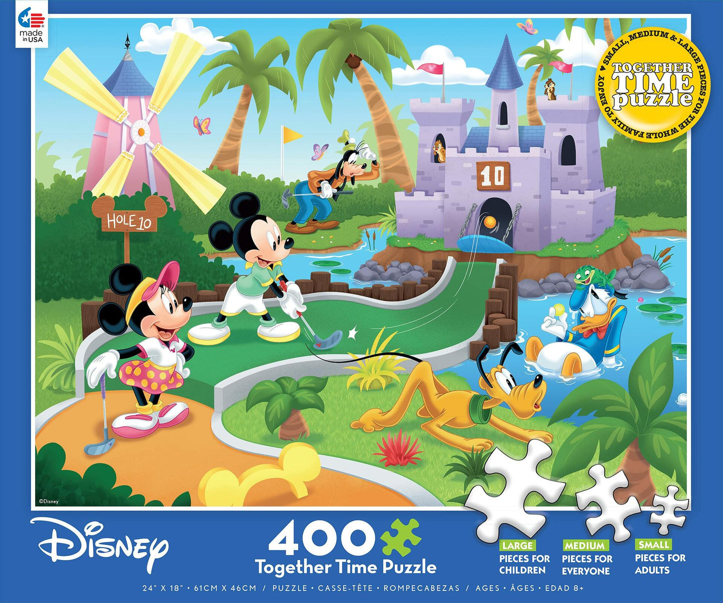 Ceaco - Disney - Together Time Collection - Golf - 400 Piece Jigsaw Puzzle