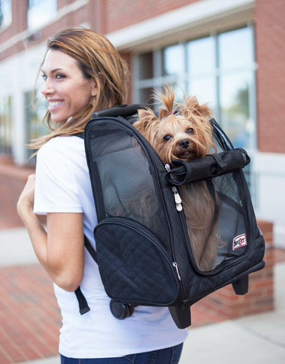 Snoozer Roll Around 4-in-1 Pet Carrier, Black, Large