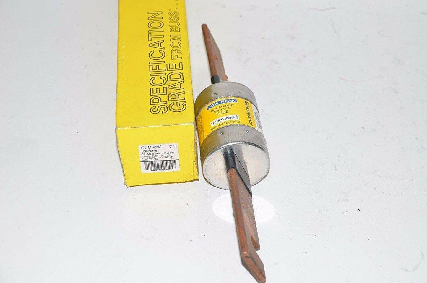 Cooper Bussman LPS-RK-400SP Time Delay Low-Peak Fuse, 400A