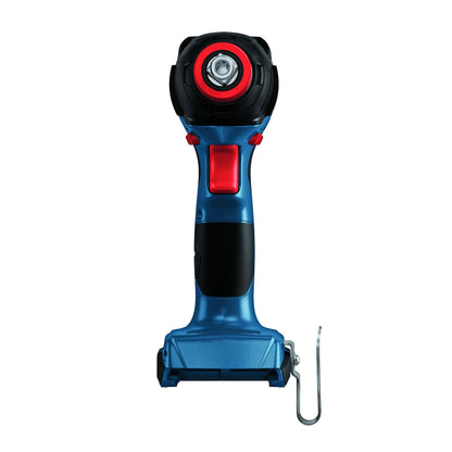 BOSCH GDX18V-1860CN 18V Connected-Ready Two-In-One 1/4 In. and 1/2 In. Bit/Socket Impact Driver/Wrench (Bare Tool), Black Blue