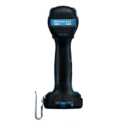 BOSCH GDX18V-1860CN 18V Connected-Ready Two-In-One 1/4 In. and 1/2 In. Bit/Socket Impact Driver/Wrench (Bare Tool), Black Blue