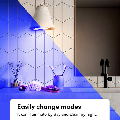 LIFX Clean, A19 1100 lumens, Full Color with Antibacterial HEV, Wi-Fi Smart LED Light Bulb, No Bridge Required, Compatible with Alexa, Hey Google, HomeKit and Siri (2-Pack), 75W