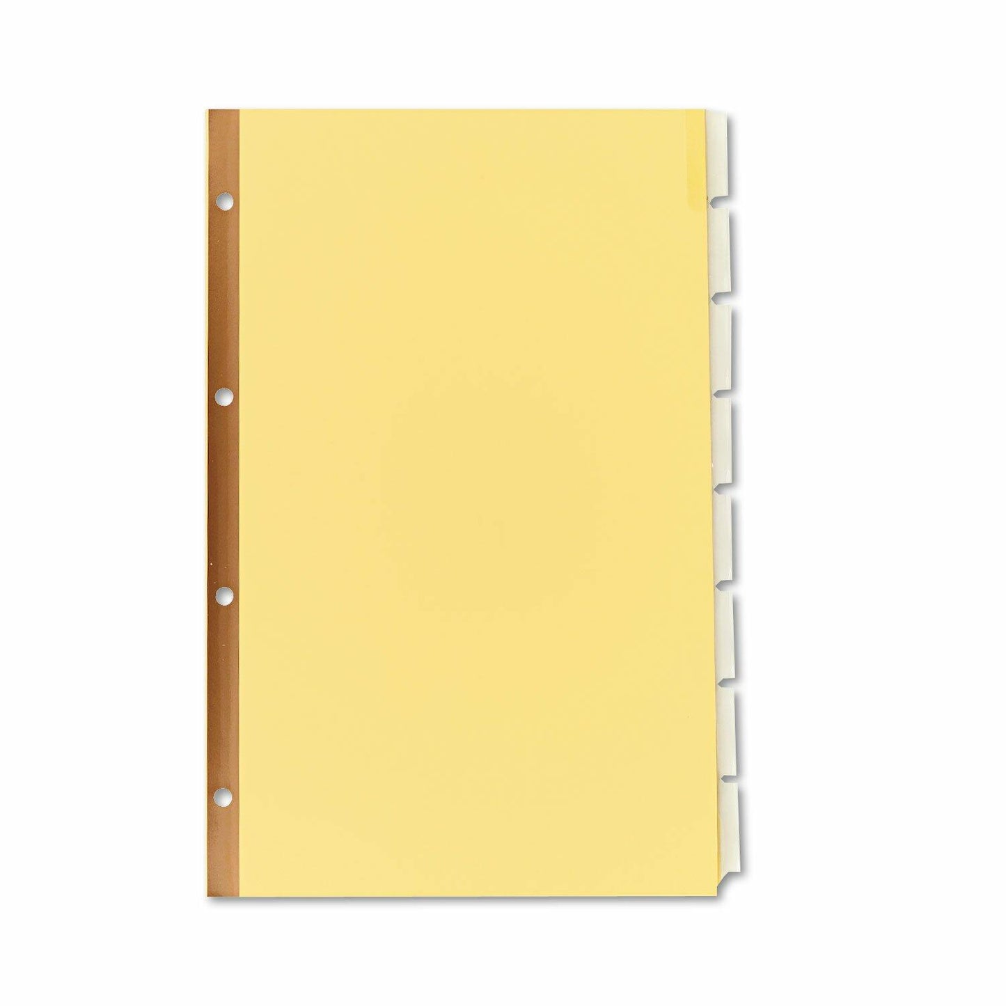 Avery 11116 Insertable Standard Tab Dividers, 8-Tab, Legal,Buff