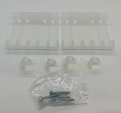 Kirsch Concealed Tieback Holder, 3 1/2" Projection, 1 Pair