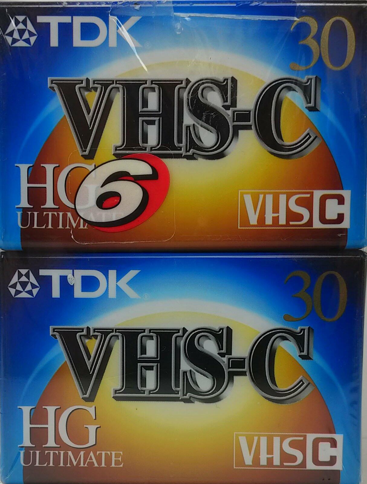 TDK 30 Minute Vhs-c Hg Ulitimate 214777 Ep Sp
