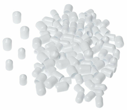 ClosetMaid 75350 24 Large and 60 Small End Caps, White, 84-Pack