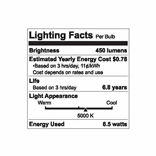 GE Basic 2-Pack 50 W Equivalent Dimmable Daylight Par20 LED Light Fixture Light Bulbs