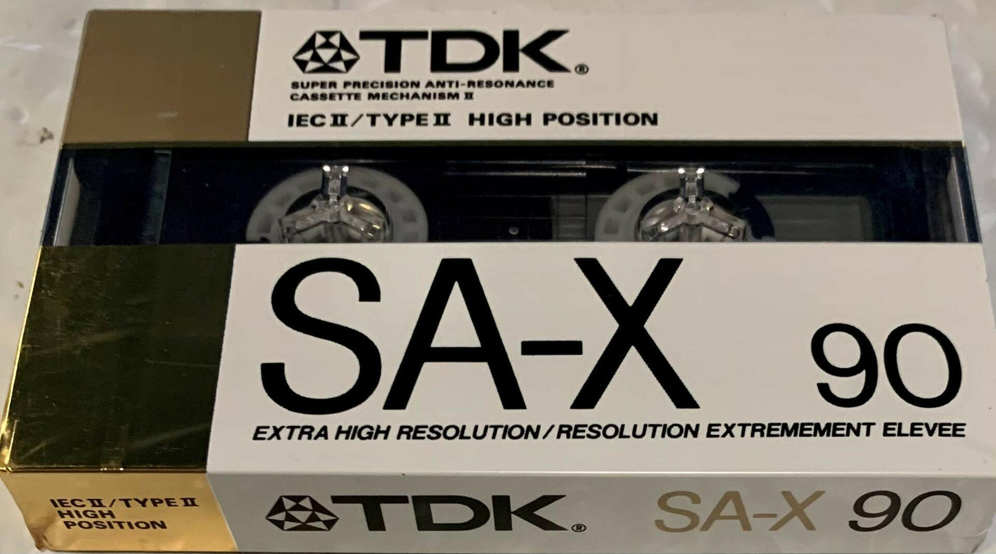 TDK SA-X 90 Minute Blank Cassette Tape