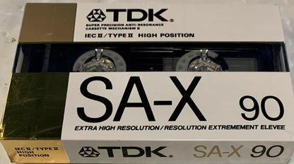 TDK SA-X 90 Minute Blank Cassette Tape