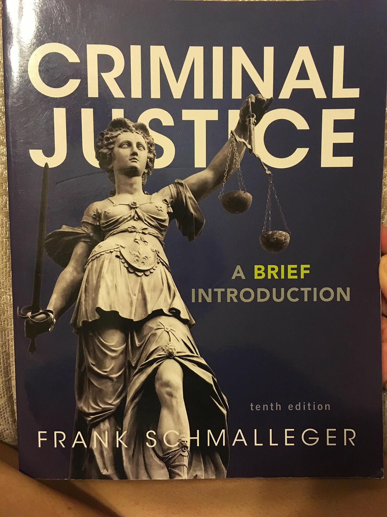 Criminal Justice: A Brief Introduction (10th Edition) Schmalleger, Frank J.