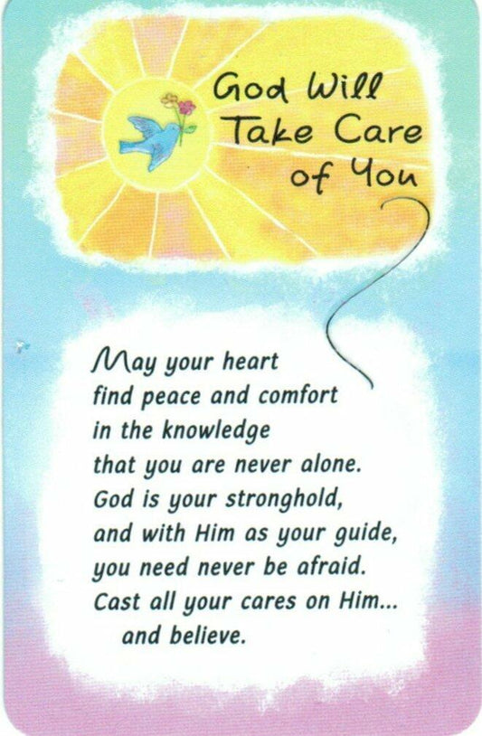 God Will Take Care Of You - Wallet Card