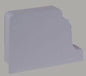 Repla K AW102K White Left Gutter End Cap