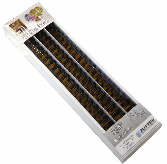 Zutter Innovative Products 2653 Zutter Owire 3/4-Inch, 6-Piece, Black