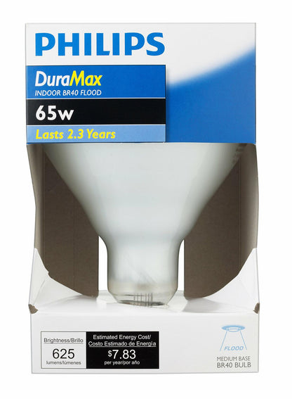 Philips Duramax Indoor Dimmable BR40 Flood Light Bulb: 2740-Kelvin, 65-Watt, Medium Screw Base, Warm White