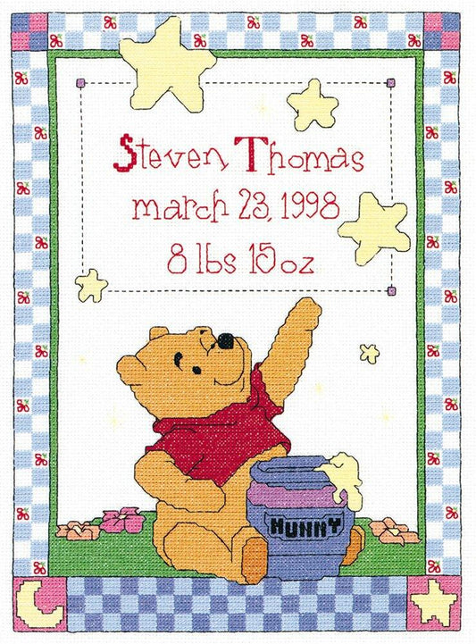 Janlynn Cross Stitch Kit, Wishing Star Birth Announcement