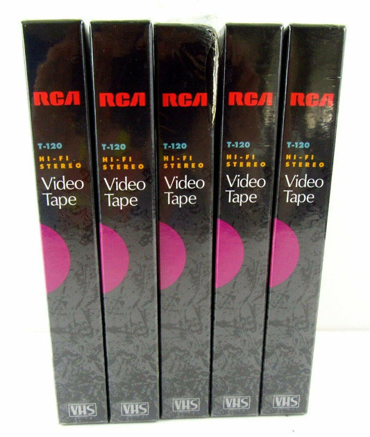 RCA T-120H VHS Video Cassette 120-Minutes (1-Pack)