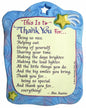 Blue Mountain Arts Sculpted Magnet: This is to Thank You, 3.0" x 3.5", Original Version (MR920)