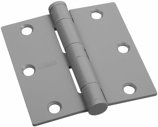 Stanley Hardware S050-058 179 Full Mortise Standard Weight Hinge in Prime Coat, 3-1/2"