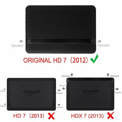 Marware MicroShell Folio Lightweight Standing Case for Kindle Fire HD 7", Black (only fits Kindle Fire HD 7")