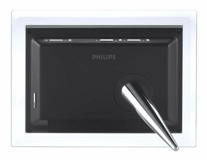 Philips 6.5-Inch Digital Photo Frame (Clear & Black)