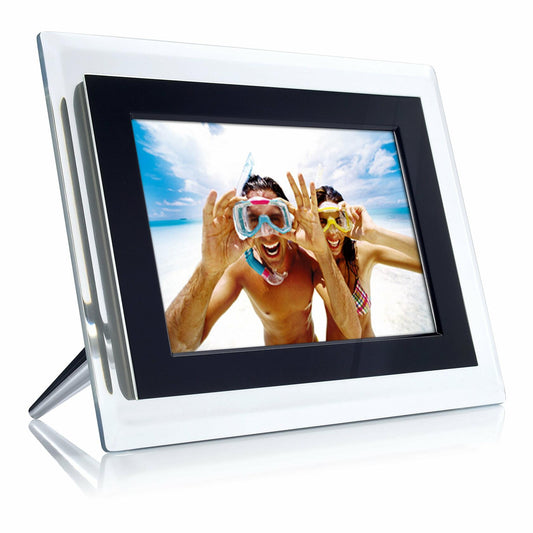 Philips 6.5-Inch Digital Photo Frame (Clear & Black)