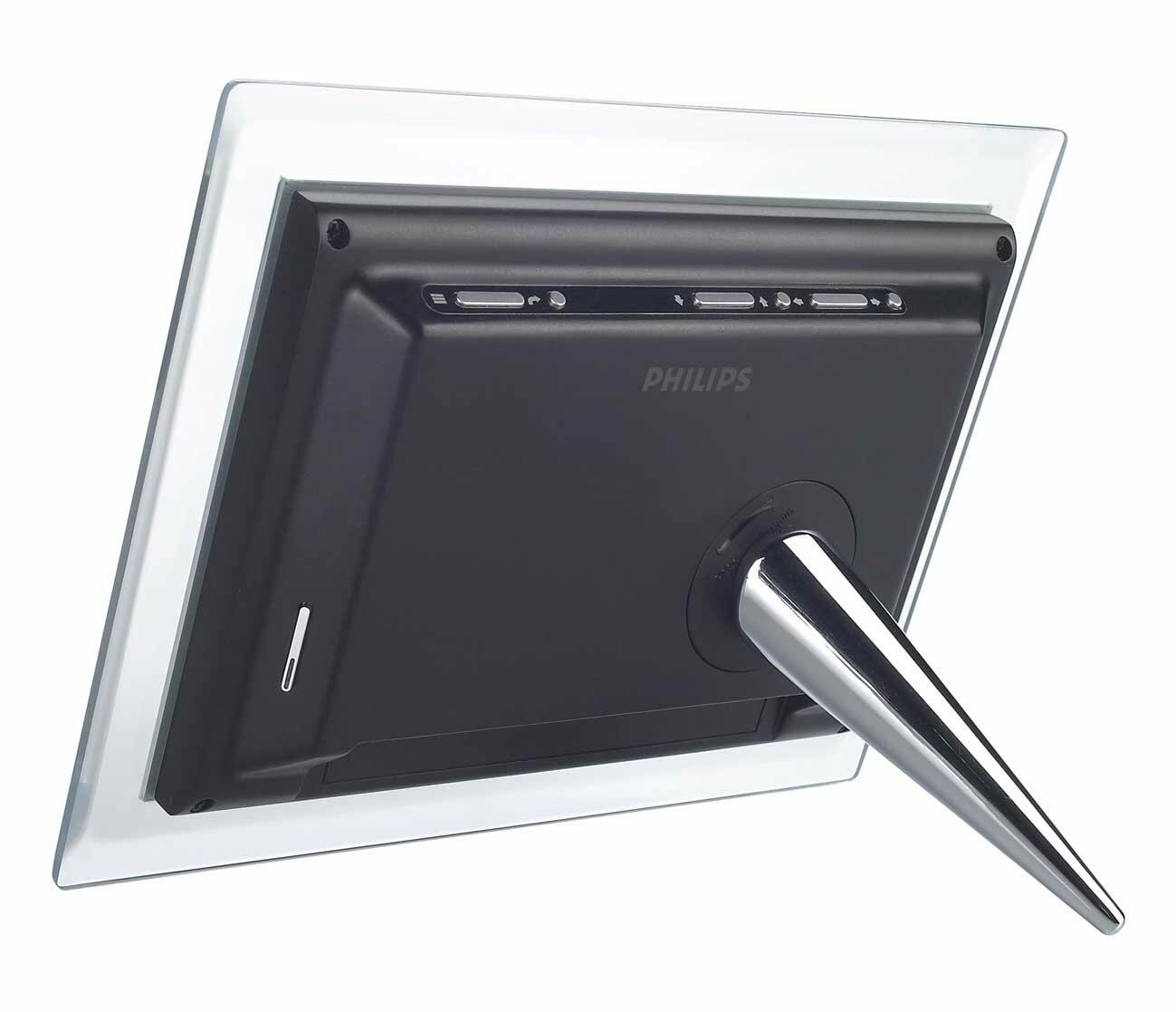 Philips 6.5-Inch Digital Photo Frame (Clear & Black)