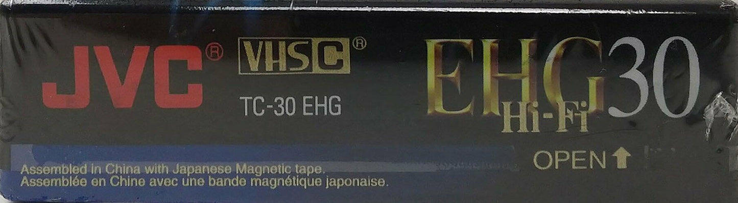 JVC 30-Minute VHS-C Camcorder Tapes (2 Pack) (TC30EHGBH2)