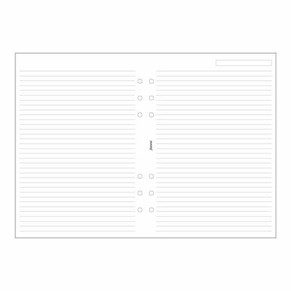 2 x Filofax A5 Ruled White Paper (B343008)