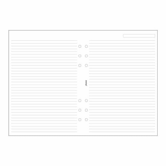 2 x Filofax A5 Ruled White Paper (B343008)
