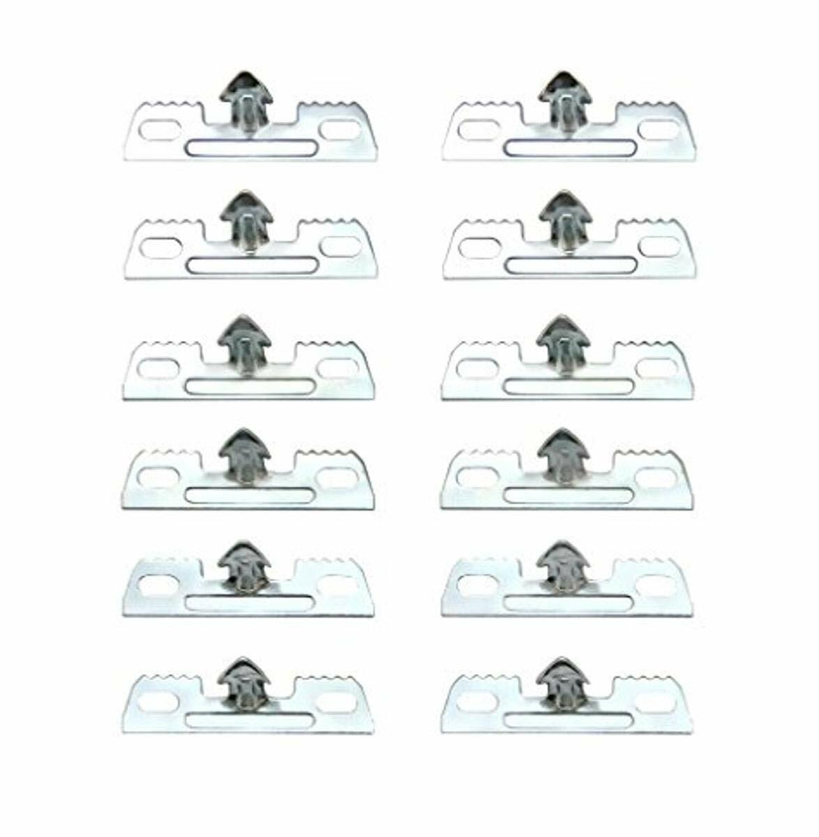 Frost King CL1 Screws and Clips for Furniture Re-Webbing, Silver
