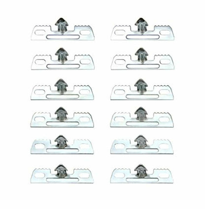 Frost King CL1 Screws and Clips for Furniture Re-Webbing, Silver