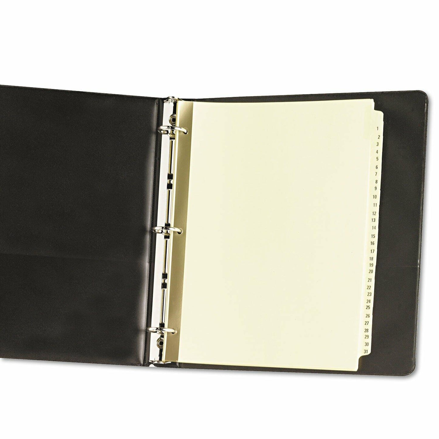 Avery 11308 Preprinted Laminated Tab Dividers w/Gold Reinforced Binding Edge, 31-Tab, Letter