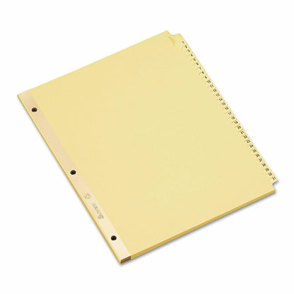 Avery 11308 Preprinted Laminated Tab Dividers w/Gold Reinforced Binding Edge, 31-Tab, Letter