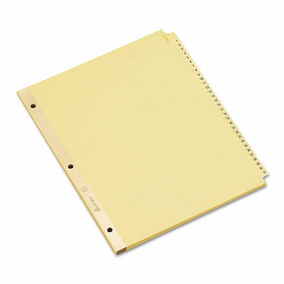 Avery 11308 Preprinted Laminated Tab Dividers w/Gold Reinforced Binding Edge, 31-Tab, Letter
