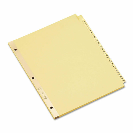 Avery 11308 Preprinted Laminated Tab Dividers w/Gold Reinforced Binding Edge, 31-Tab, Letter