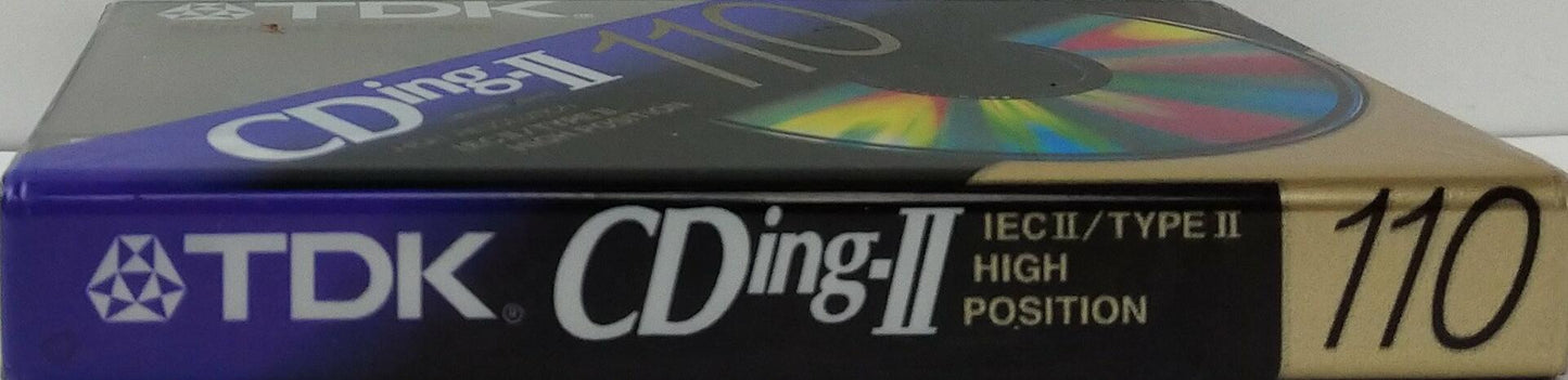 TDK CD POWER AUDIO CASSETTE 110 MINS