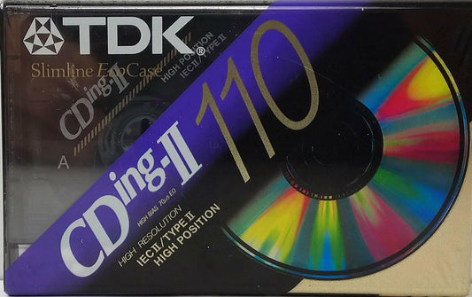 TDK CD POWER AUDIO CASSETTE 110 MINS