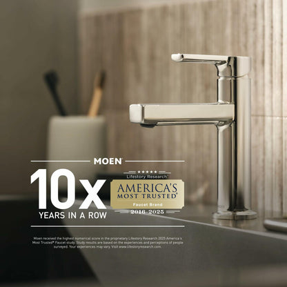 Moen YB5108BN Voss Collection Double Post Pivoting Toilet Paper Holder, Brushed Nickel 13.39 x 3.03 x 4.92 inches